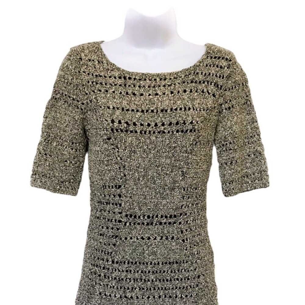 Rag & Bone Hart Knit Dress with Cutout Back Size S marked gray - Picture 4 of 9